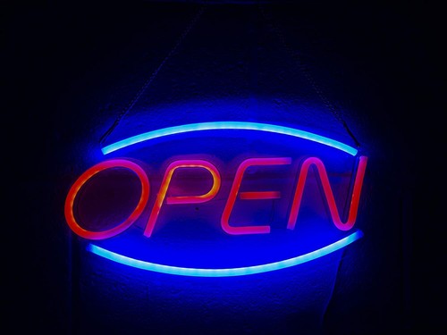 Led open shop sign neon - sign,
