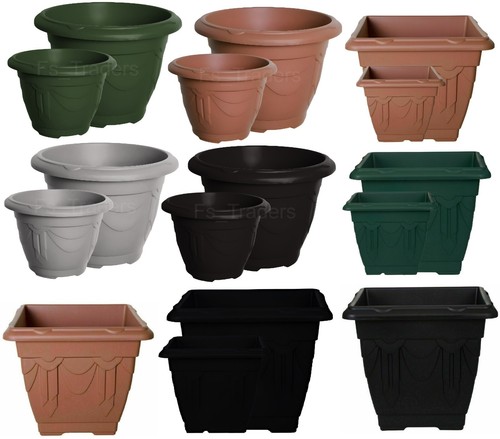 Square round plastic design - round,