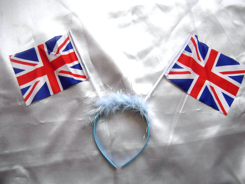 Union jack headband with - 6,