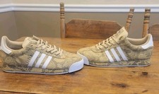 Adidas Samoa+ Python Mens Size 11 Snakeskin Pattern Brown