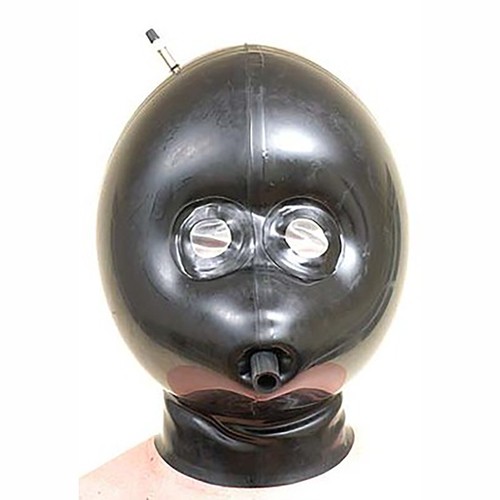 Latex inflatable hood - hood, double
