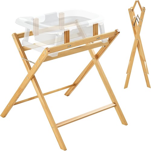 Funlio wooden baby bathtub - wooden,