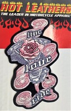 Live Love Ride Rose V-twin 3x5
