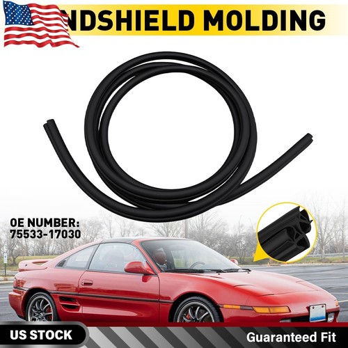 Front glass molding windshield - glass,