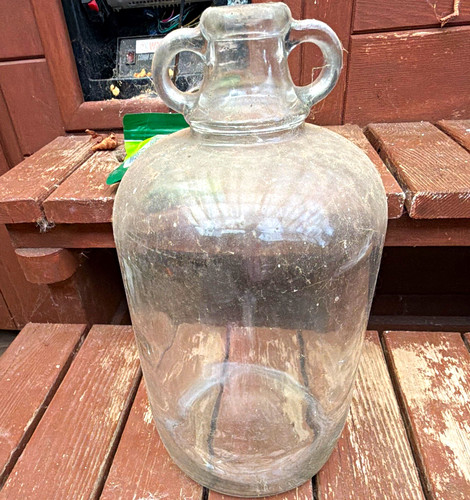 Clear glass demijohn carboy - clear,