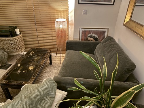 Sofa com otto love - seat, olive