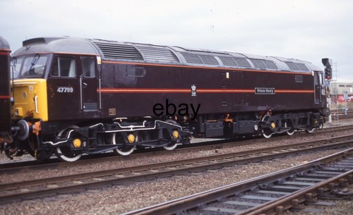 35mm railway slide br diesel - railway,