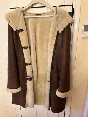 Sheepskin ladies coat size - sheepskin,