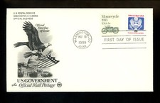 US FDC #O138B Artcraft / PCS