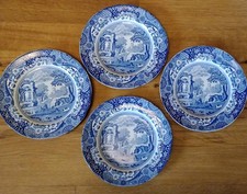 4 Vintage Spode Blue Italian
