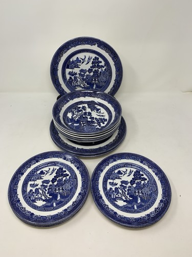 Johnson bros blue - blue, willow
