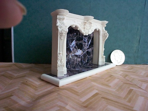Dolls house grand fire place - grand,