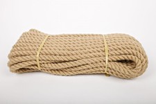 Jute Rope Hessian Braided Twisted Cord Boating Decking 6mm-60mm 100% Natural