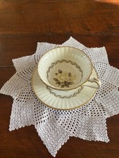 Paragon Melanie Rose Fine Bone China Teacup & Saucer Yellow Rose Vintage Set