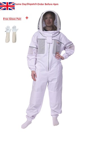 Beekeeping suit white - beekeeping, bee