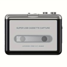 Portable Tape To PC Super USB Cassette-To-MP3 Player Converter USB Cable D1.3