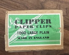 Vintage Box Of Clipper Paper