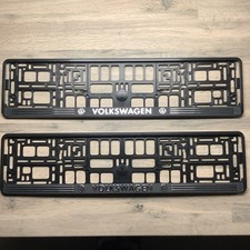 2x VOLKSWAGEN 3D Car Number