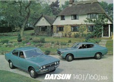 Datsun 140J 160J SSS  Sales brochure 1976-1977