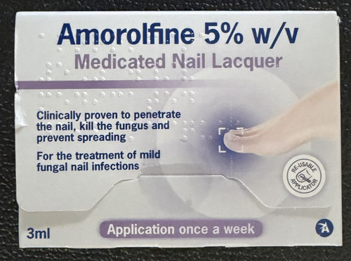 Amorolfine once weekly - amorolfine,