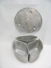 Triple steamer baskets