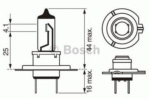 Bosch longlife 499 - h7, 55w