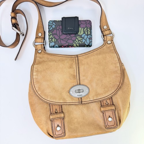 Fossil maddox cowhide leather - cowhide,