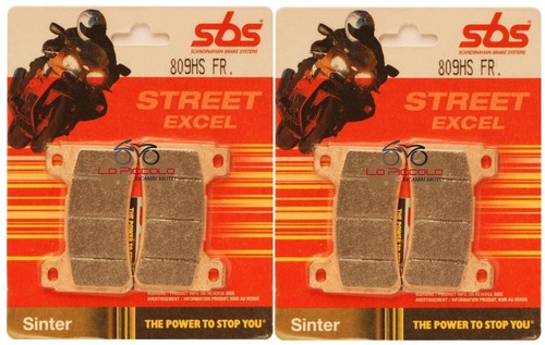Front brake pads sbs 809 - 4,