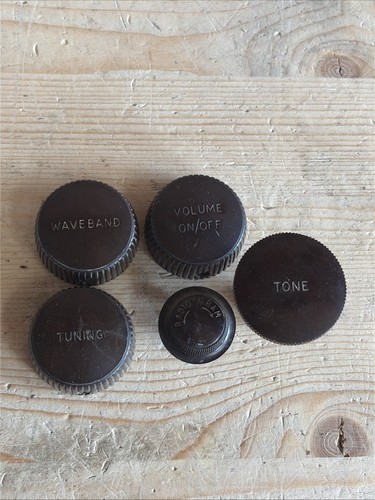 Hmv radio knobs vintage volume - knobs,