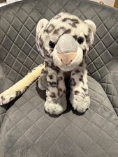 Lapland UK Keel White Snow Leopard Soft Plush Toy 24”