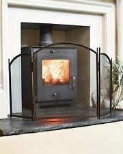 Rustic Brown Iron Fire Guard - "Hampden"
