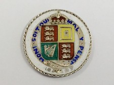 Antique Enamel Decorated Queen