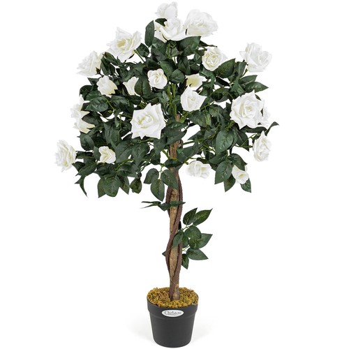 Artificial rose tree potted - tree,