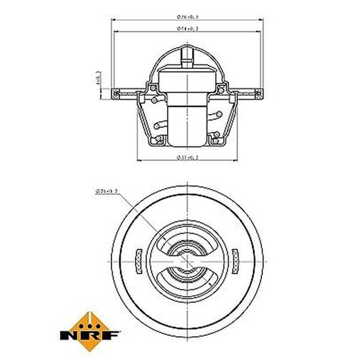 Nrf 725016 thermostat coolant - nrf,