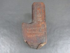 18th Century wooden moulding plane 3/4" ogee vintage old tool by B Frogatt