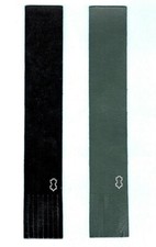 QUALITY Plain Black Green Leather BOOKMARK Leather Logo Gift x Man Him Her