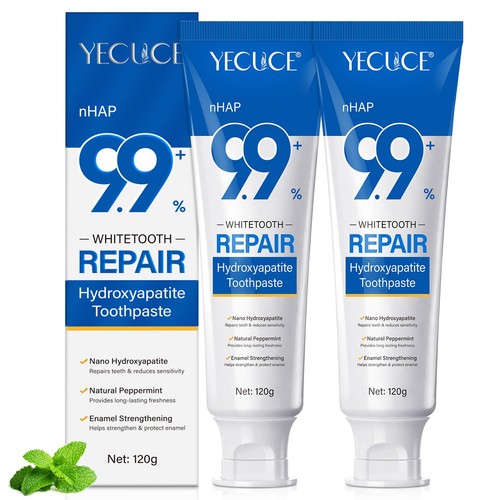 Hydroxyapatite toothpaste - 9.9%,