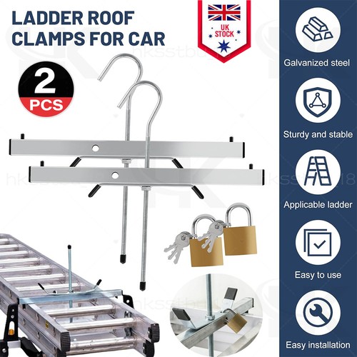 Heavy duty ladder roof rack - 2x,