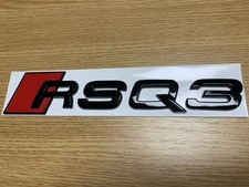 Fits Audi RSQ3 Badge For Rear