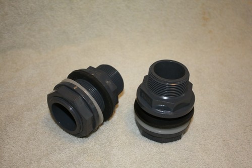 Tank connector pvch koi - connector,
