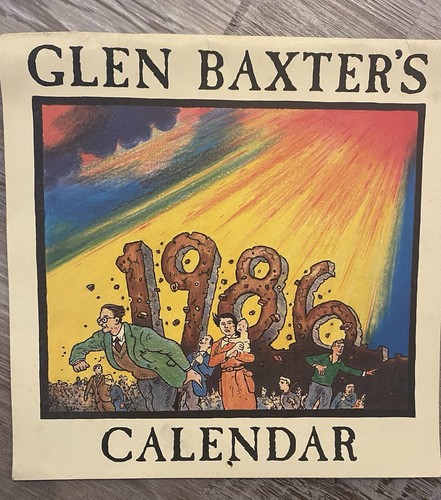 Vintage 1986 wall calendar - 1986,