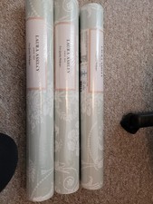 3x rolls 130114 Josette Sage Green Wallpaper by Laura Ashley