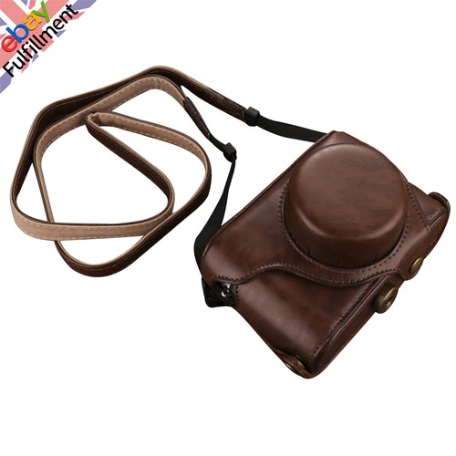Leather camera case - leather,
