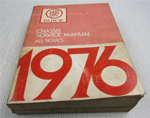 Service manual 1976 buick - manual,