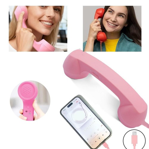Retro telephone handset - telephone, for