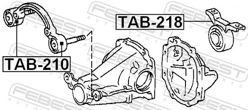 Fits febest tab 218 rear - fits,