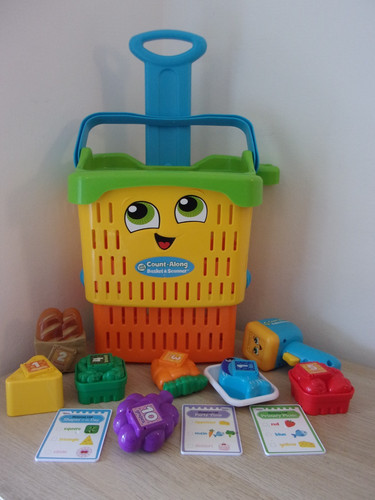 Leapfrog count along basket - leapfrog, count-along