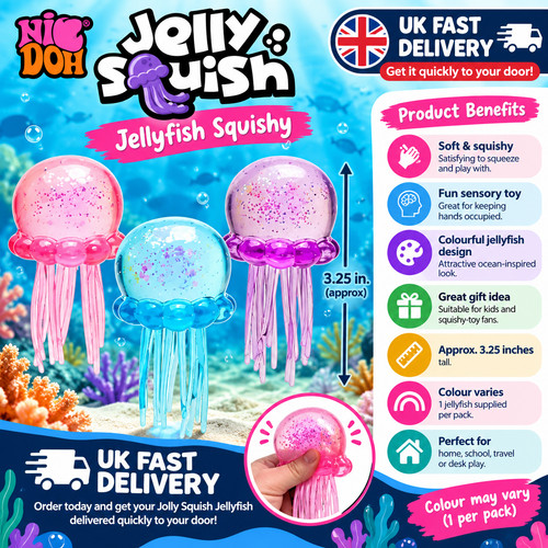 Needoh jellyfish jelly squish - needoh,