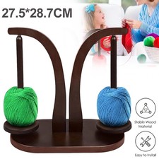 Handmade Yarn Spinner Wooden Wool Yarn Winder Rack Knitting Tool Rotatable Gifts
