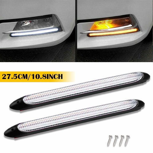 12v led strip drl daytime - 2x,